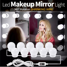 Cargar imagen en el visor de la galería, Bombilla LED para espejo de pared, lámpara regulable para espejo de pared luz de colores y control MOD 10491
