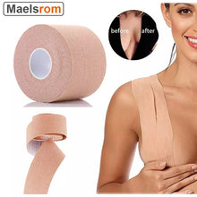 Cargar imagen en el visor de la galería, Boobtape-Sujetador Invisible adhesivo para mujer, pezón, cinta de realce de pecho, Bralette sin tirantes, almohadilla adhesiva
