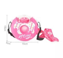 Cargar imagen en el visor de la galería, Botella de agua con diseño de Donut para niños, bote de estilo lindo creativo con pajita, 380ml, portátil, a prueba de fugas, MOD 2010
