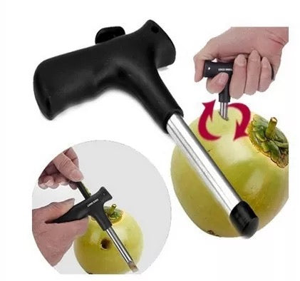 Abridor de fruta de Coco de acero inoxidable para cocina, herramienta de perforación para fiesta, utensilios de Coco, accesorios de cocina  MOD ADU400077