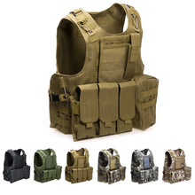 Cargar imagen en el visor de la galería, Chaleco táctico de seguridad Outlife USMC Airsoft CS, militar, Molle, portador de placa de asalto, ropa de exterior, chaleco de caza MOD D-34
