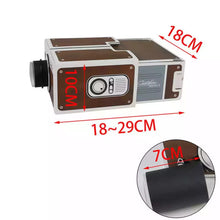 Cargar imagen en el visor de la galería, Mini proyector de teléfono inteligente para cine en casa, proyector de cartón artesanal para teléfono jueguete para niños divertido ( totalmente obscuras )
