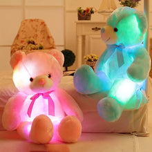 Cargar imagen en el visor de la galería, Oso de peluche luminoso para niños y niñas, muñeco de peluche 80cm MOD oso 80
