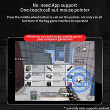 Cargar imagen en el visor de la galería, KID COMPLETO Adaptador de controlador de teclado y ratón para teléfono móvil, convertidor de juego sin retraso, Gamepad para teléfonos Android, juegos de disparo mouse ,teclado incluido MOD MIX3
