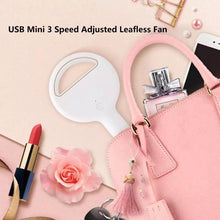 Cargar imagen en el visor de la galería, Ventilador 360° con tres velocidades color rosa - mychinashop.com
