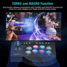 Cargar imagen en el visor de la galería, Control alambrico Retro juego Joystick Turbo controlador luchando Base para ganar PC PS 3 PS4 XBOX-ONE NS interruptor Android TV caja del teléfono de caja - mychinashop.com
