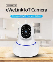 Cargar imagen en el visor de la galería, Cámara ip Mod 10005 EWeLink, cámara IP inteligente IOT HD, cámara de visualización automática por teléfono móvil, Audio bidireccional, red LAN, Monitor de hogar - mychinashop.com
