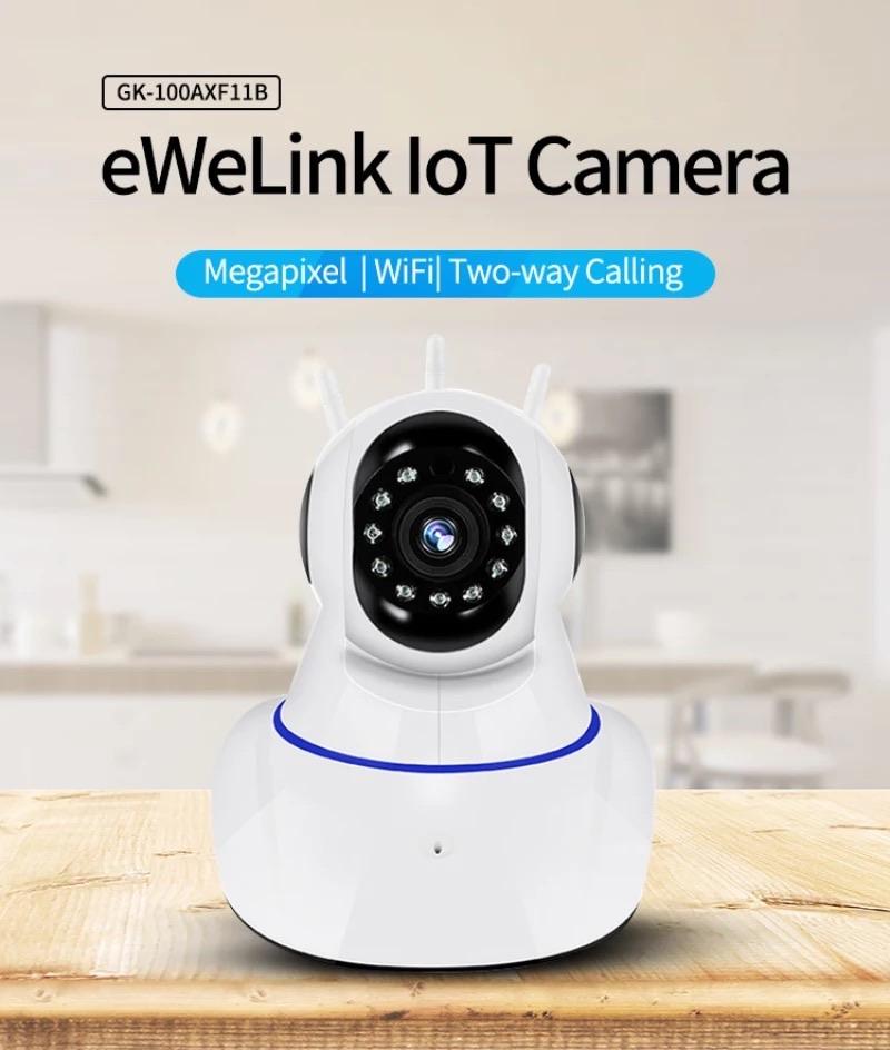 Cámara ip Mod 10005 EWeLink, cámara IP inteligente IOT HD, cámara de visualización automática por teléfono móvil, Audio bidireccional, red LAN, Monitor de hogar - mychinashop.com