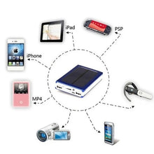 Cargar imagen en el visor de la galería, Luz de Camping portátil con carga Solar, linterna LED con función de Banco de energía, 20,000 mah MOD5800

