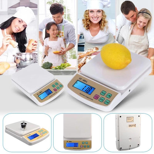báscula de Cocina Digital con contador de peso balanza electrónica MOD SF-400A - mychinashop.com