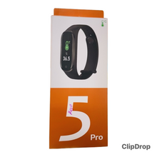 Cargar imagen en el visor de la galería, Pulsera inteligente M5 Pro con Bluetooth, reloj deportivo con rastreador, Monitor de ritmo cardíaco y presión arterial, resistente al agua
