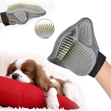 Cargar imagen en el visor de la galería, Guante de aseo cómodo para mascotas, peine para perro y gato, pincel para pelo medio a largo, relajar los músculos, cepillo para limpieza para el baño - mychinashop.com
