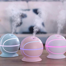 Cargar imagen en el visor de la galería, Humidificador de baloncesto, difusor de aceites esenciales, lámpara de Aroma, luz LED nocturna, USB, ultrasónico, ambientador de coche Mod JSQ114 - mychinashop.com
