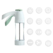Cargar imagen en el visor de la galería, Pistola  de decoración de galletas de plástico, prensa para galletas, conjunto de utensilios de horneado para repostería, molde de paja MOD GH5219
