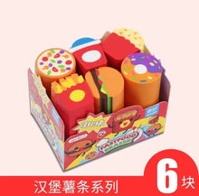 Cargar imagen en el visor de la galería, 6 gomas Borrador de lápiz Kawaii para niños, gomas de borrar con forma de Animal para la escuela, suministros escolares MOD QH-8516
