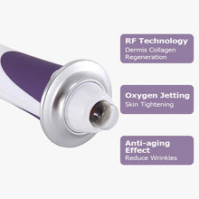 Cargar imagen en el visor de la galería, Removedor de arrugas faciales 5 en 1, instrumento de belleza de radiofrecuencia, microcorriente para reparación Facial, herramienta de limpieza de poros para el hogar
