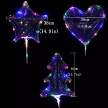 Cargar imagen en el visor de la galería, Globo de luz led figuras con soporte  MOD 2333-5
