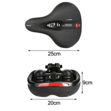 Cargar imagen en el visor de la galería, Sillon de bicicleta de montaña, gran trasero, amortiguadores de Gel, accesorios anchos y cómodos
