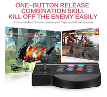 Cargar imagen en el visor de la galería, Control alambrico Retro juego Joystick Turbo controlador luchando Base para ganar PC PS 3 PS4 XBOX-ONE NS interruptor Android TV caja del teléfono de caja - mychinashop.com
