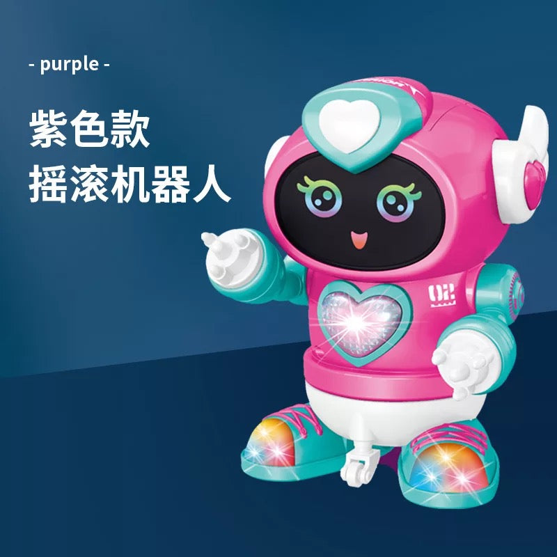 Robot de baile inteligente, juguetes electrónicos para caminar con iluminación LED y Musical, regalo inteligente para niños MOD ZR156-1