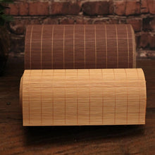 Cargar imagen en el visor de la galería, Mantel individual bambú Esterilla de Sushi de bambú Onigiri, suministros de herramientas de fabricante de rodillos de arroz, utensilios de cocina japoneses, 24x24cm, MOD DZ42
