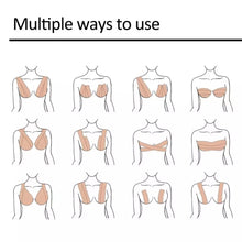Cargar imagen en el visor de la galería, Boobtape-Sujetador Invisible adhesivo para mujer, pezón, cinta de realce de pecho, Bralette sin tirantes, almohadilla adhesiva
