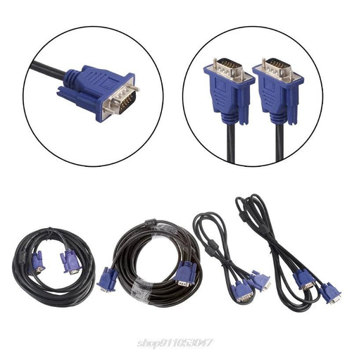 Cable de extensión macho a macho para PC, portátil, proyector, HDTV N20 20, 10m 15m y 20m VGA de 15 pines - mychinashop.com