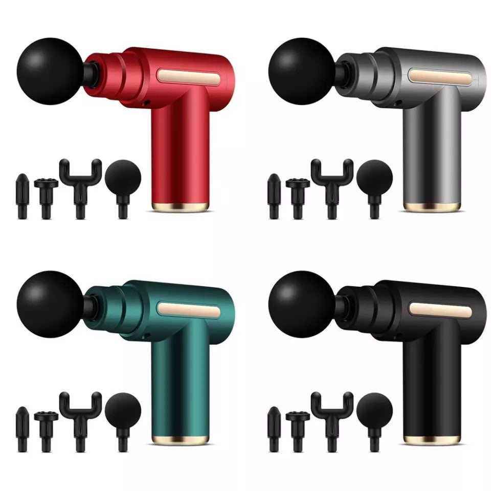 Pistola de masaje de alta frecuencia, masajeador muscular de percusión de tejido profundo MOD ZE-0843