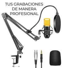 Cargar imagen en el visor de la galería, Kit Profesional Microfono Condensador Grabación Estudio ktv MOD BM800

