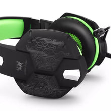 Cargar imagen en el visor de la galería, Kotion estéreo de bajo profundo cada auricular G1000 auriculares sobre la oreja con micrófono LED luz para Gamers Video Games auriculares 3,5mm
