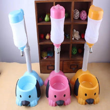 Cargar imagen en el visor de la galería, Botella de agua para colgar, bebedero de mascotas automático, dispensador de alimentación para cachorros, bebedero para mascotas, bebedero para perros y gatos mod TAZÓN DE MASCOTA - mychinashop.com
