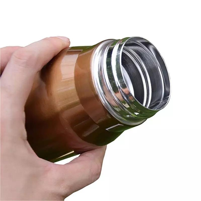 Botella de bebida de viaje,termo de bala mediano , termos de vacío de 500ml color cobre - mychinashop.com