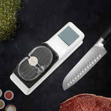 Cargar imagen en el visor de la galería, Afilador de cocina multifunción con batería integrada y carga USB, cortador automático ajustable - mychinashop.com
