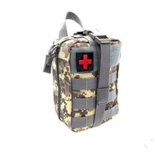 Cargar imagen en el visor de la galería, Bolsa para Kit médico táctico para exteriores, botiquín de primeros auxilios de viaje, montañismo, escalada en roca, salvavidas, deportivo, paquete de cintura

