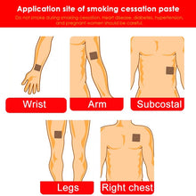 Cargar imagen en el visor de la galería, 5 unids/caja Anti humo parches chino a base de hierbas naturales parche de nicotina para dejar de fumar de yeso de fumar cese pegatinas MOD QQ-009
