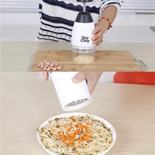 Cargar imagen en el visor de la galería, Cortador de verduras multifunción, picador perforador de ajos, suministros de cocina, prensa trituradora manual de verduras SLAP CHOP MOD 31401
