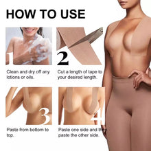 Cargar imagen en el visor de la galería, Boobtape-Sujetador Invisible adhesivo para mujer, pezón, cinta de realce de pecho, Bralette sin tirantes, almohadilla adhesiva
