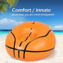 Cargar imagen en el visor de la galería, Sofá inflable de fútbol, silla de salón de aire, tumbona de baloncesto, muebles de exterior, jardín y oficina MOD TOY 141
