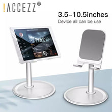 Cargar imagen en el visor de la galería, Soporte Universal para Tablet para iPhone X 8 Samsung iPad Air teléfono celular Tablet soporte para teléfono de escritorio soporte para teléfono - mychinashop.com
