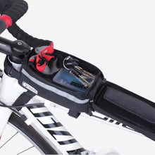 Cargar imagen en el visor de la galería, Bolsa para cuadro de bicicleta de alta calidad, bolsa completa de nailon, cinta de sujeción, bolsa para cuadro frontal fijo MOD BICI-038
