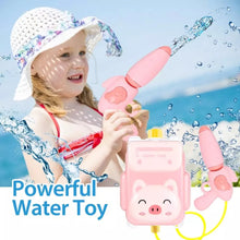 Cargar imagen en el visor de la galería, Mochila  pistola   De agua extraíble para niños, pistola de agua para exteriores, playa, piscina, juego de agua, juguete de dibujos animados, alas de Ángel, múltiples estilos

