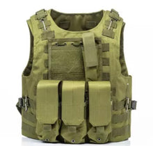 Cargar imagen en el visor de la galería, Chaleco táctico de seguridad Outlife USMC Airsoft CS, militar, Molle, portador de placa de asalto, ropa de exterior, chaleco de caza MOD D-34
