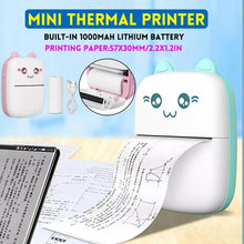 Cargar imagen en el visor de la galería, Impresora térmica portátil BT de 203dpi, Mini impresión térmica con Bluetooth para Android  iPhone
