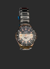 Cargar imagen en el visor de la galería, Reloj cronológico con fechador contra agua extensible de acero inoxidable máquina resistente varios diseños BELLEDA
