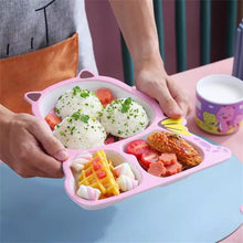 Cargar imagen en el visor de la galería, Juego de plato con vaso y cubiertos kawaii MOD HB-855
