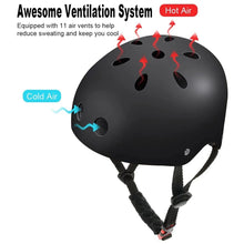 Cargar imagen en el visor de la galería, Casco de Seguridad para Adulto y jóvenes unitalla , Artículo de Protección para la Cabeza, Ideal para Deportes al Aire Libre, Bicicleta de Carretera y Monopatín MOD CASCO SKULL
