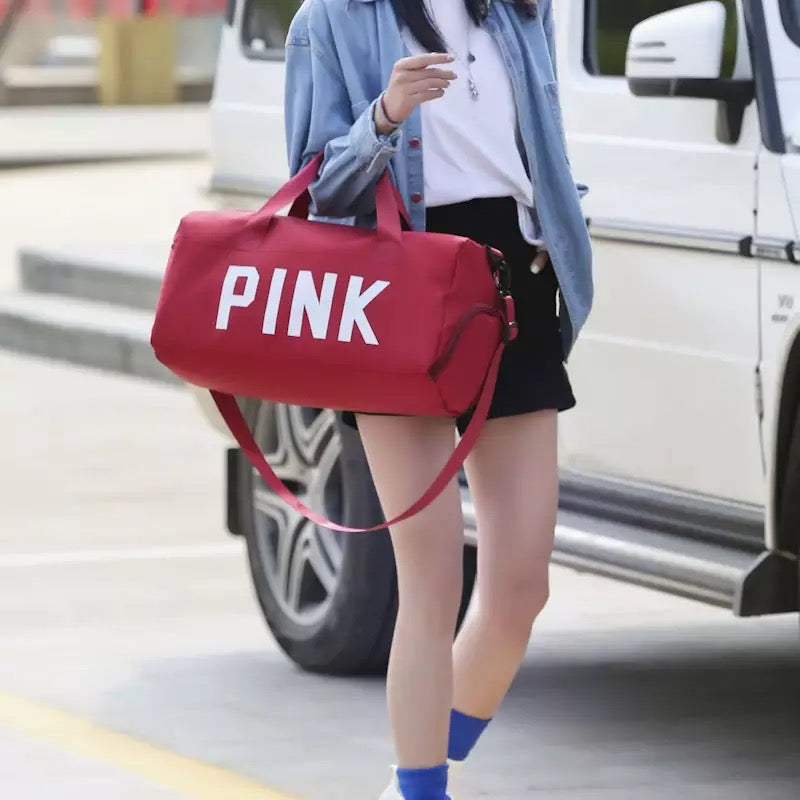 Maleta deportiva  con zapatera Pink 2022-13