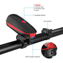 Cargar imagen en el visor de la galería, Lámpara para bicicleta o monopatín por caraca de usb MOD 7588
