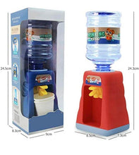Cargar imagen en el visor de la galería, Mini dispensador de agua para los niños regalo lindo frío/Caliente agua, zumo, leche fuente de simulación de cerdo de dibujos animados juguete AZUL - mychinashop.com

