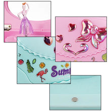 Cargar imagen en el visor de la galería, Caja giratoria de plástico para almacenamiento de joyas, cajas de música portátil para Ballet, chica bailarina MOD 9220
